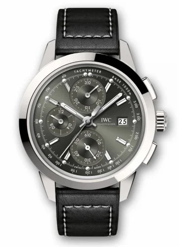 IWC Ingenieur Chronograph Custom Stainless Steel / Green-Rhodium / Calf IW3808-BN (IW3808BN)